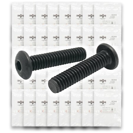 Boltsandnuts.Com Metric 12.9 Alloy Allen Button Head Socket Cap Screws Bolts Black Oxide Assortment - 904 PCS Assortment Kit #369